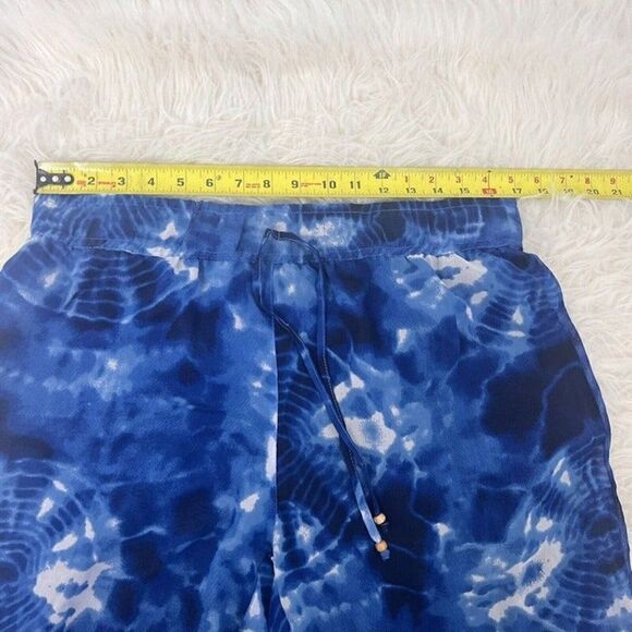 The Magic Of Stevie & Lindsay Women’s Pants Blue Tie Dye Drawstring Wide Leg XL - Picture 5 of 11